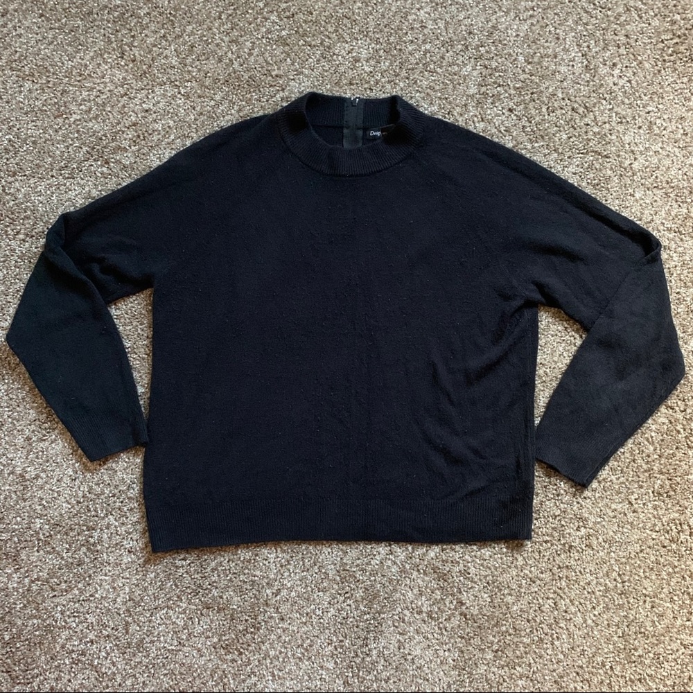 Designers Originals Black Mock Neck Sweater